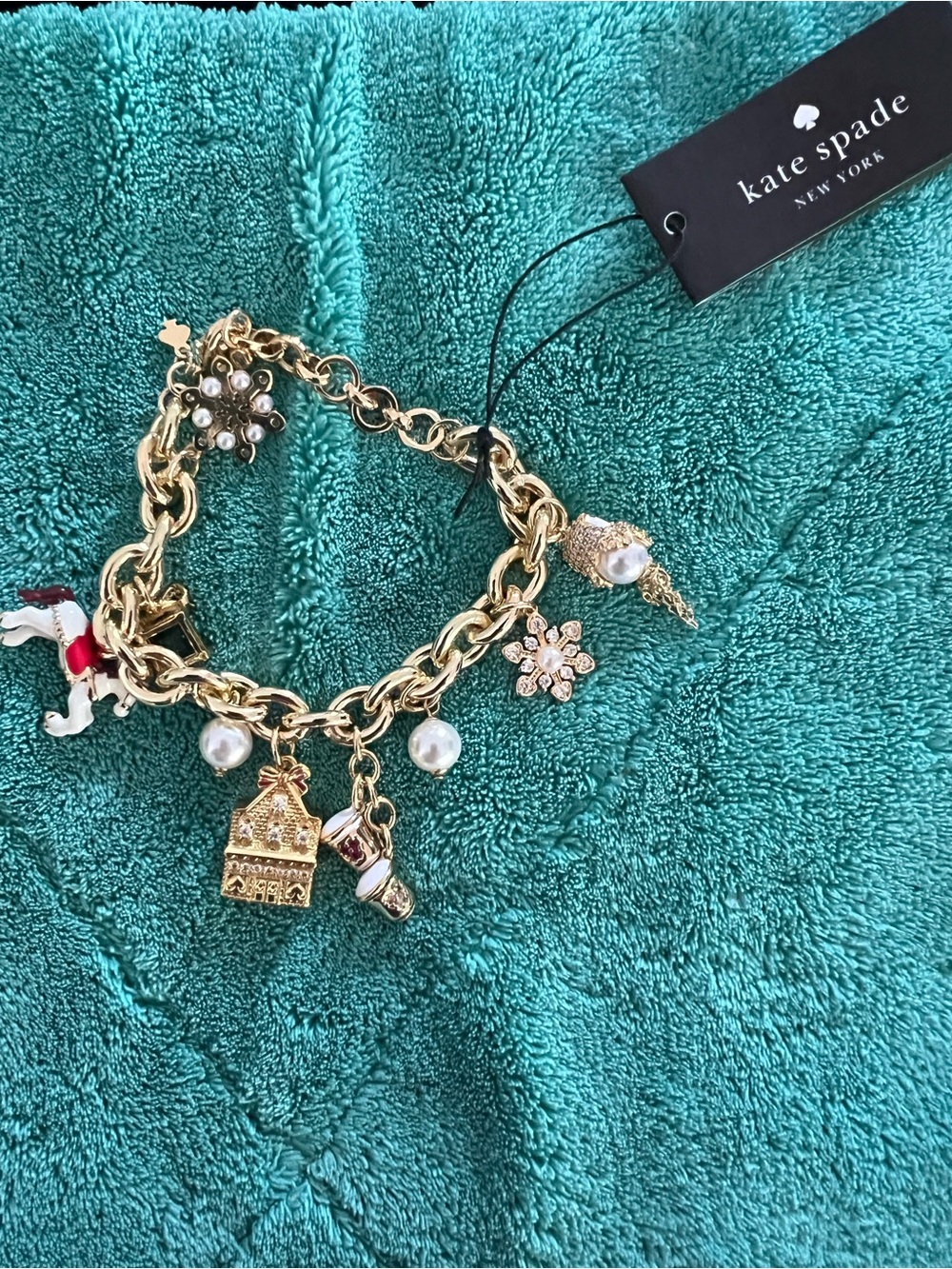 This is the Kate Spade New York Winter Wonderland Charm Bracelet